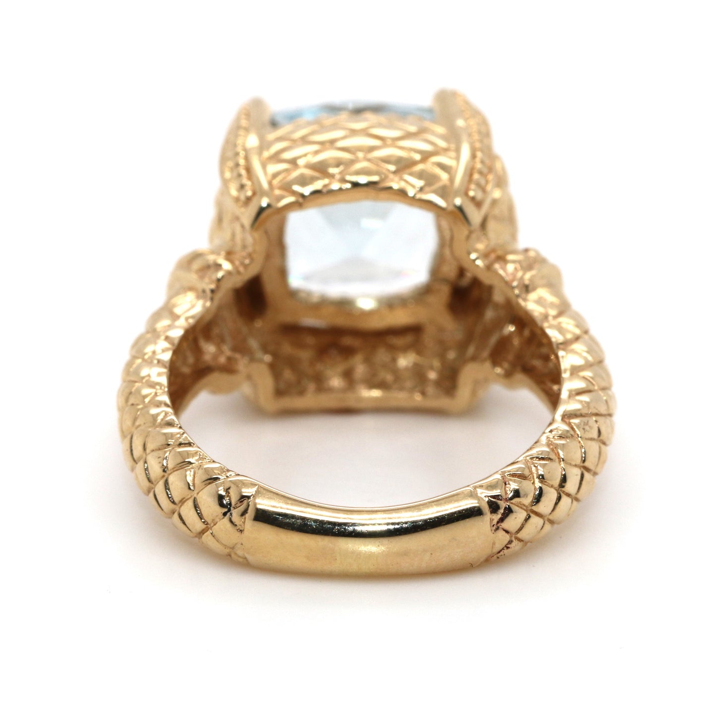 Aquamarine Gold Ring, 3.5 cts