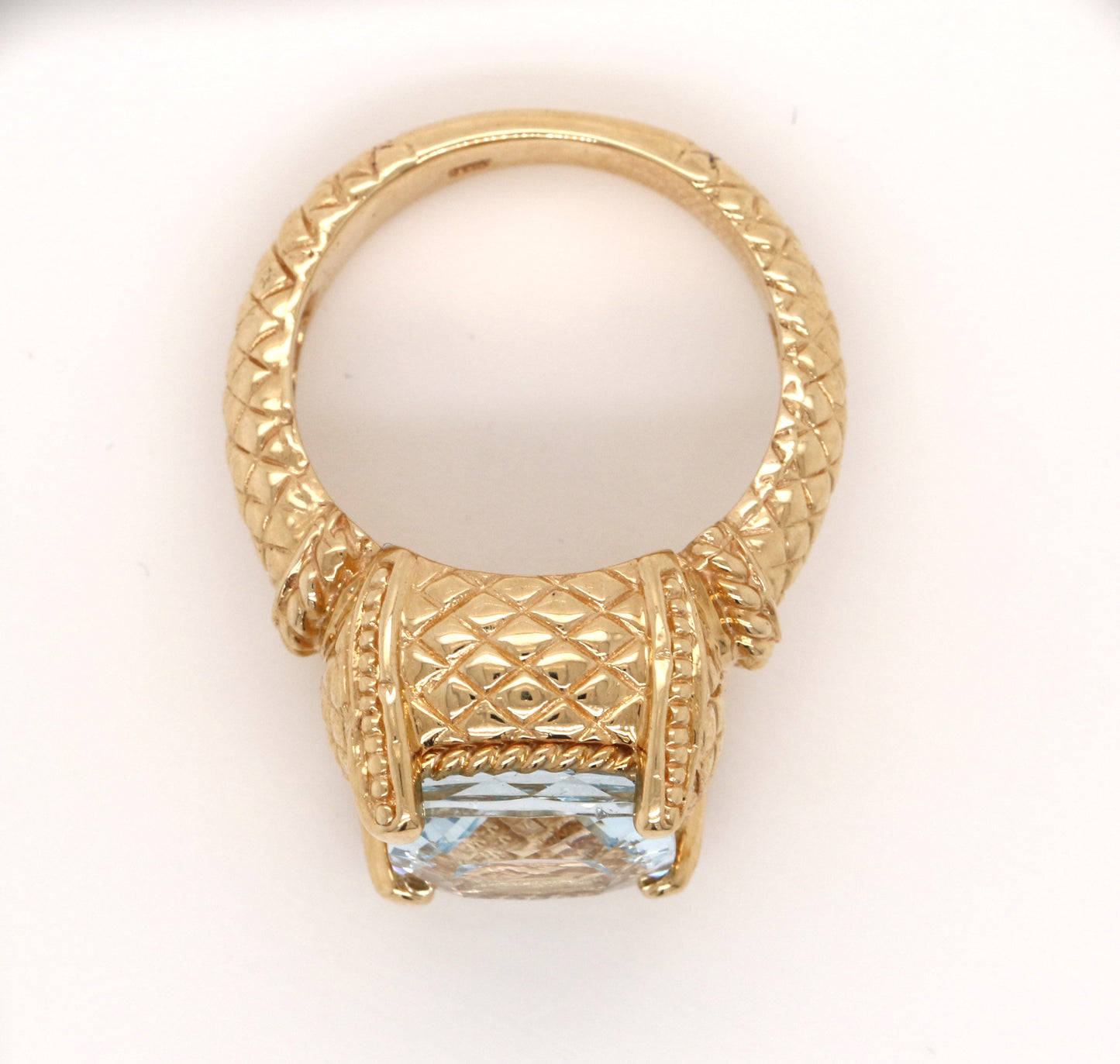 Aquamarine Gold Ring, 3.5 cts
