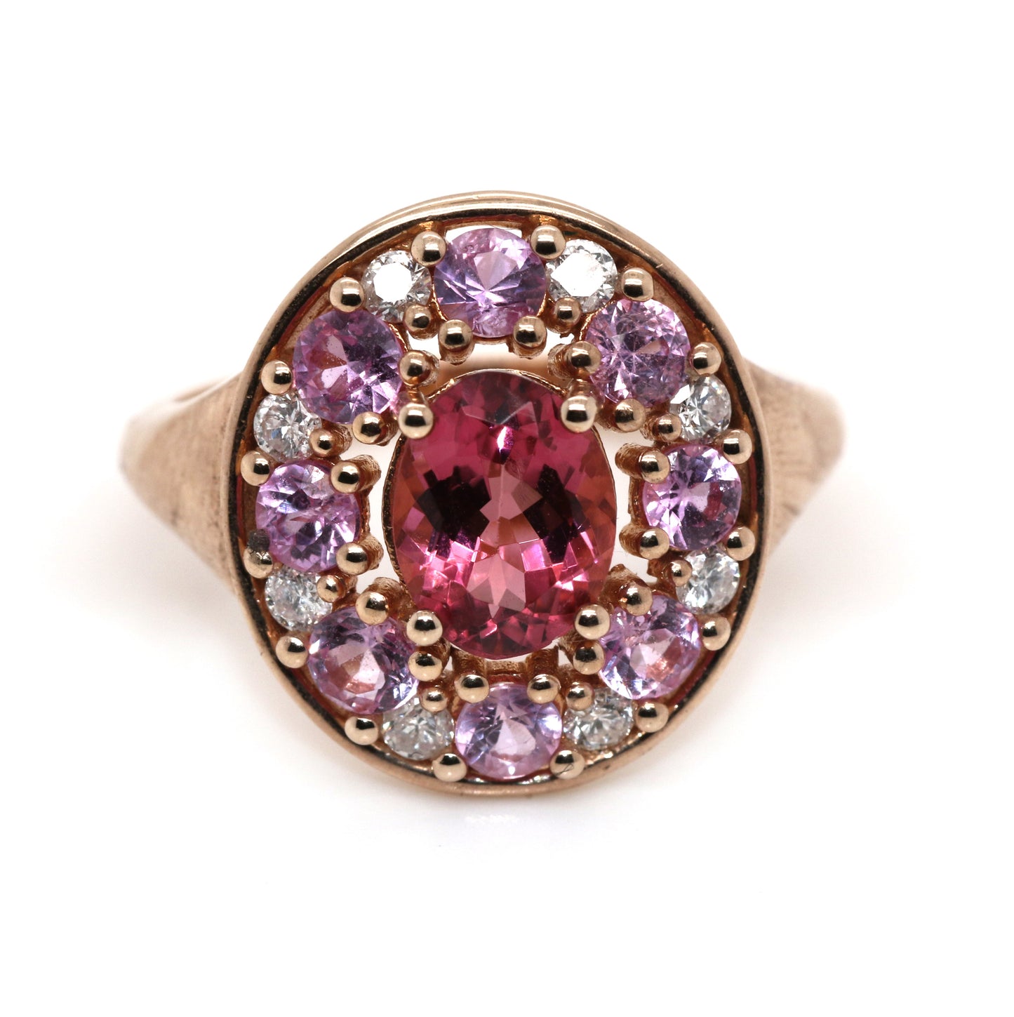 Pink Sapphire / Pink Tourmaline Ring, 2.25 cts.