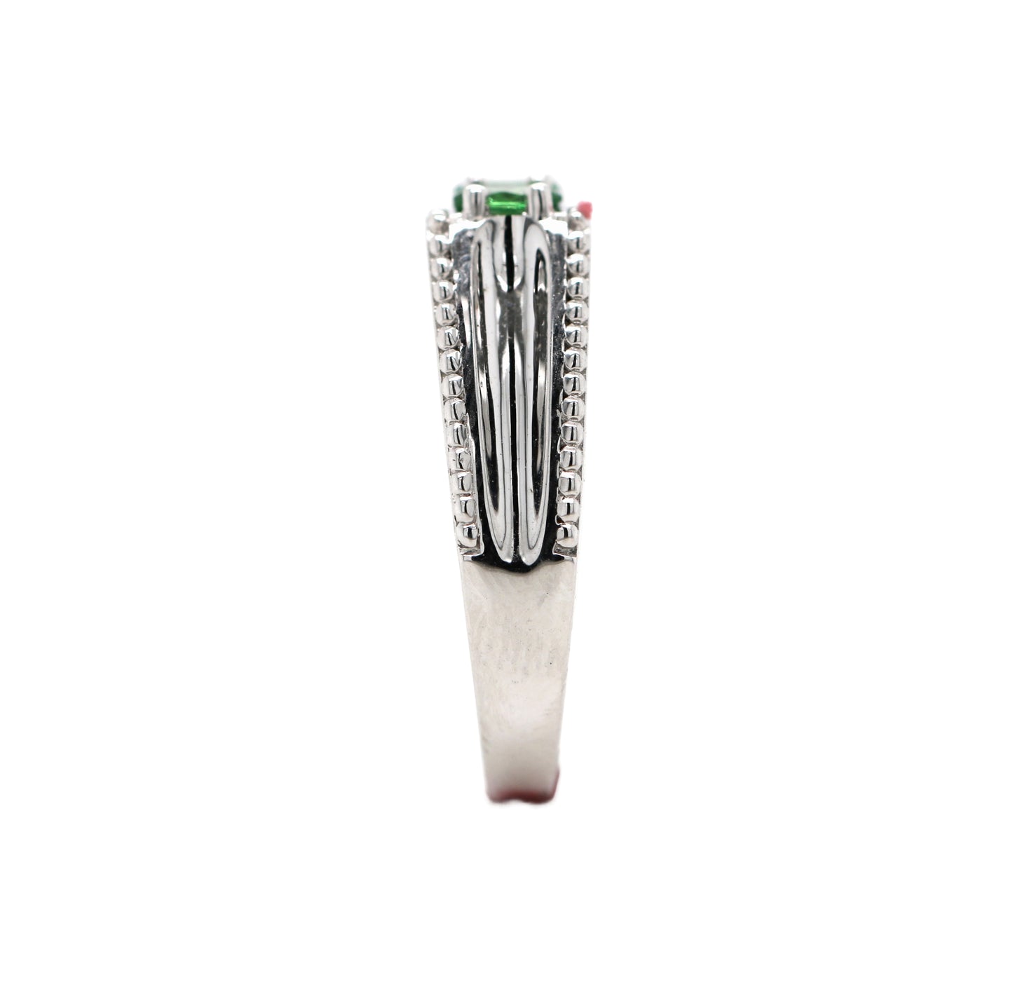 Tsavorite Silver Ring