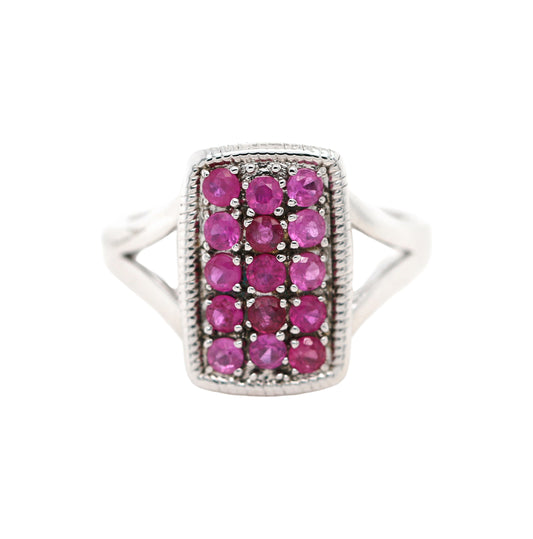 925 Shades of Ruby Ring