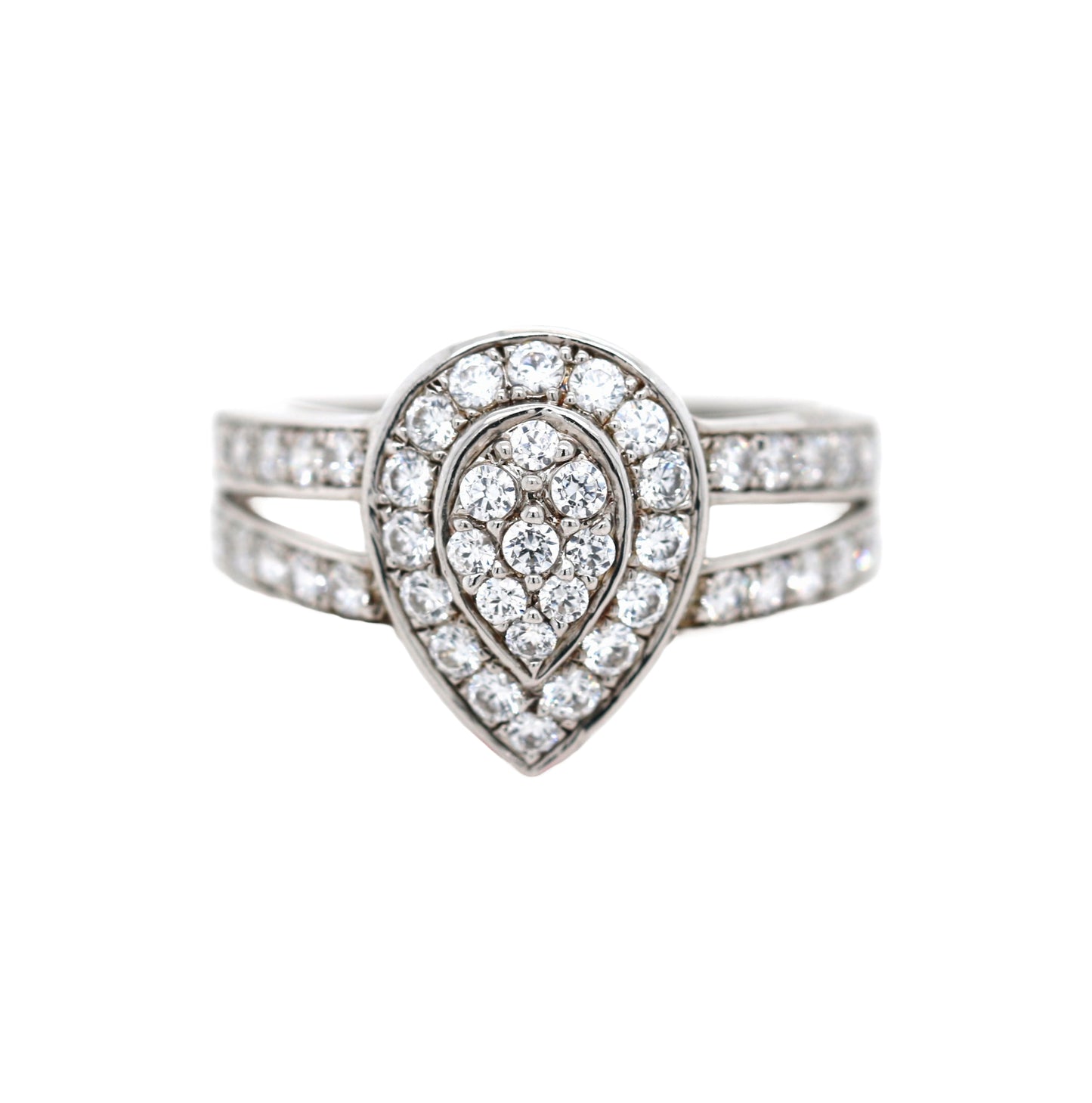 Beautiful White Sapphire Ring