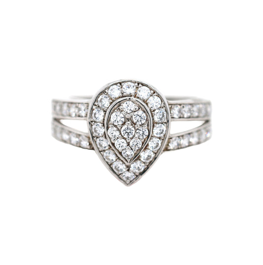Beautiful White Sapphire Ring