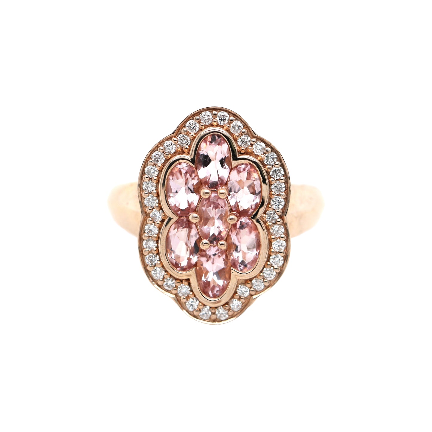Morganite / Diamond Ring