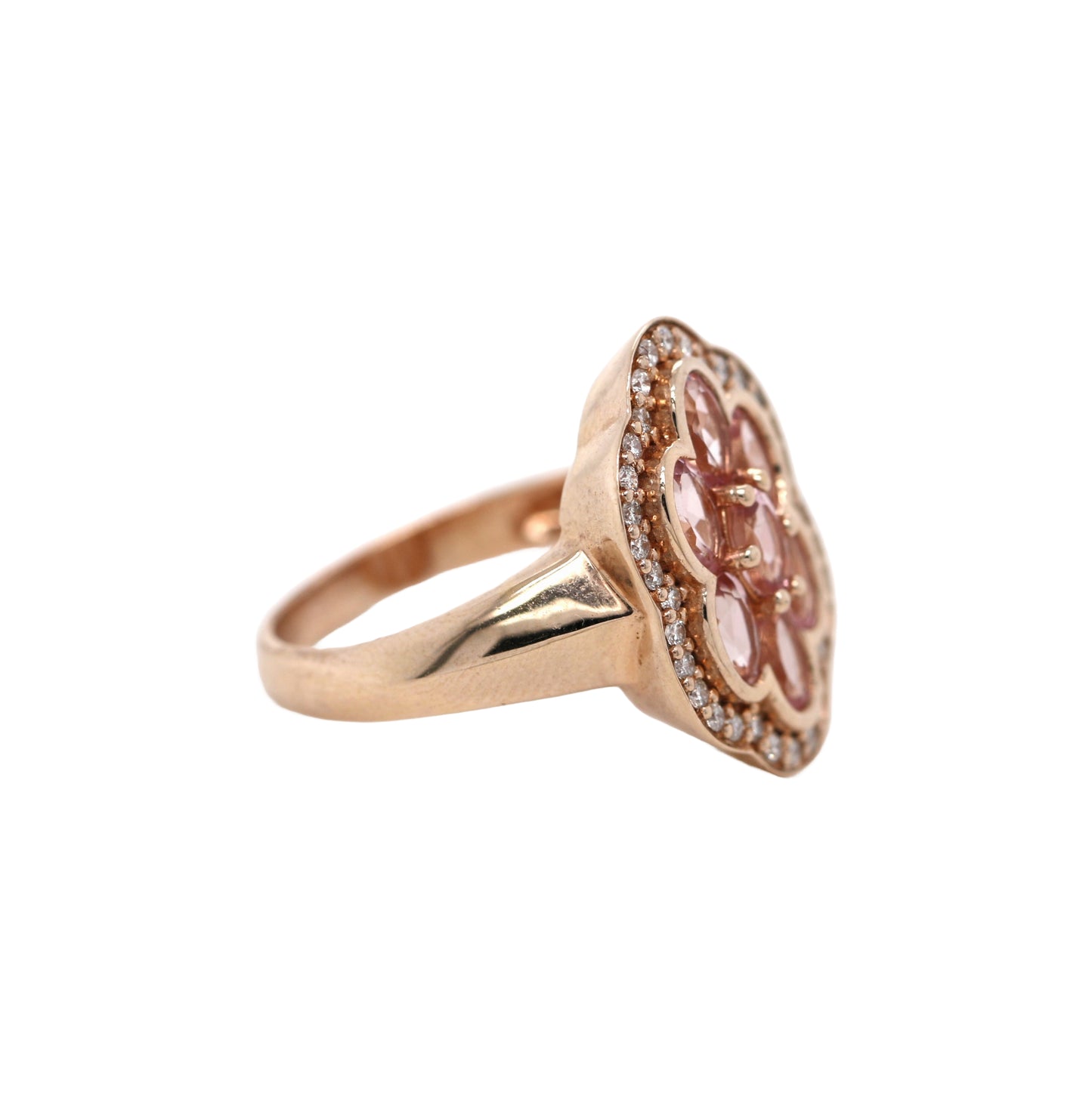 Morganite / Diamond Ring