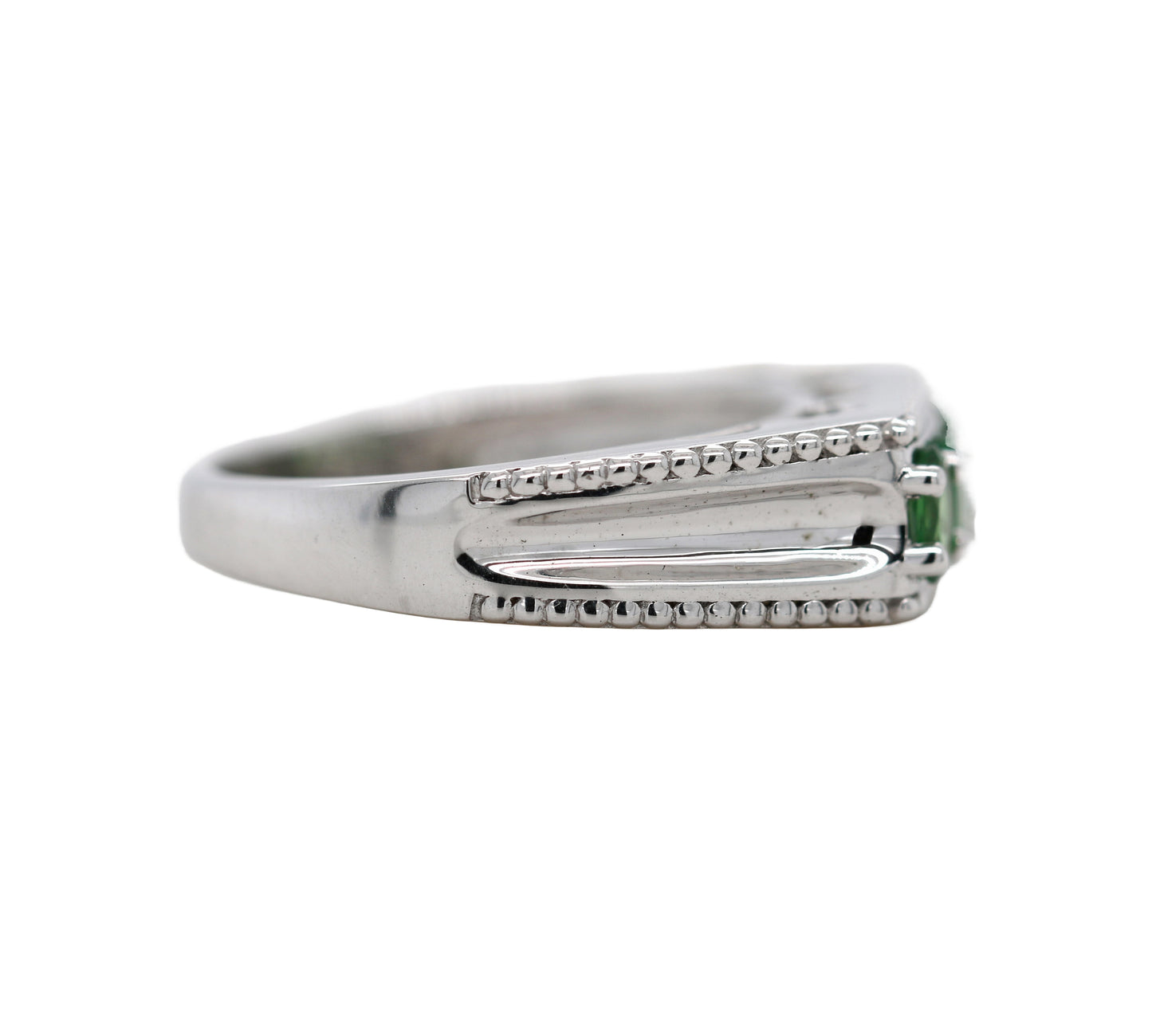 Tsavorite Silver Ring