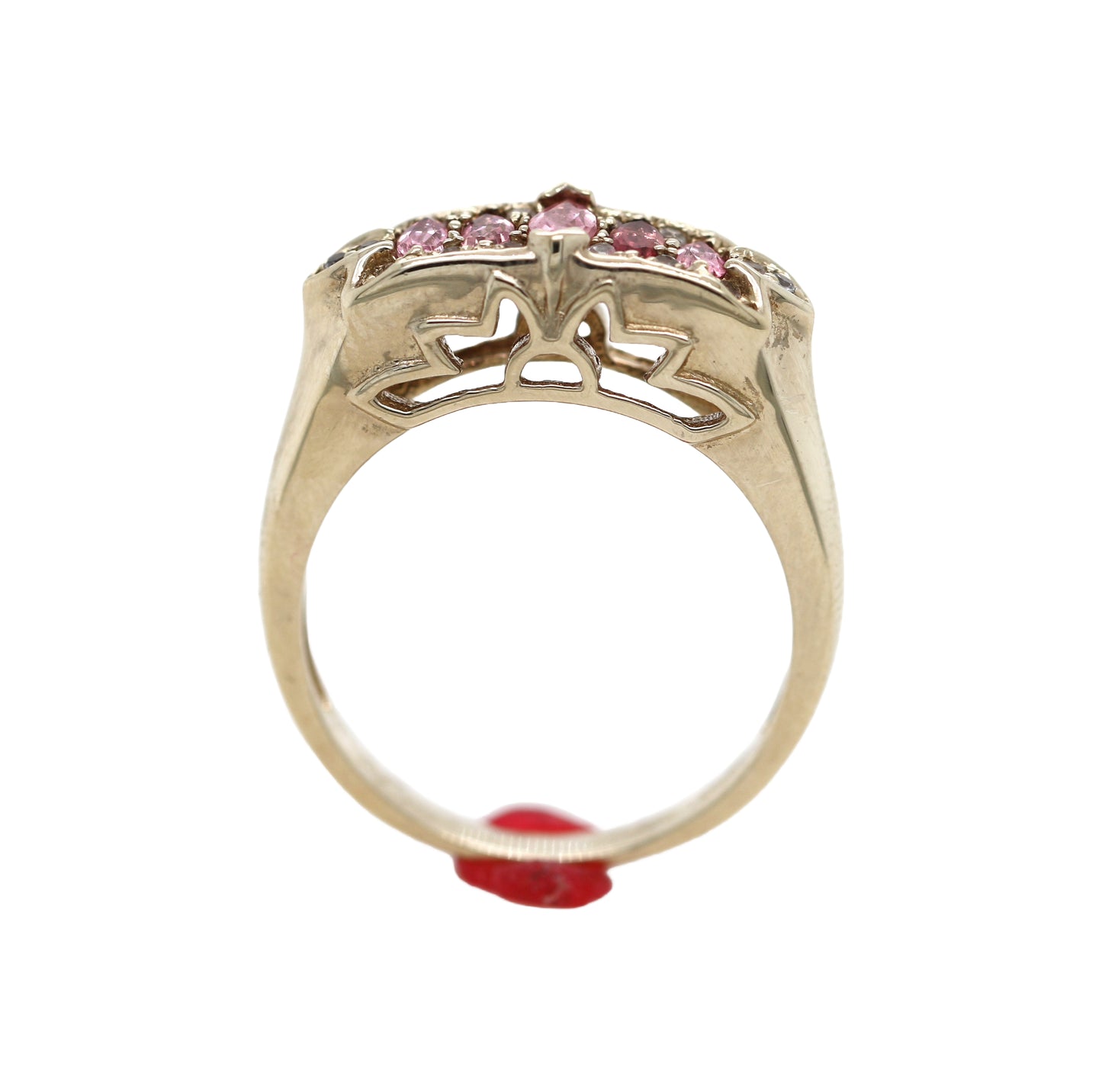 Tourmaline / White Topaz Ring