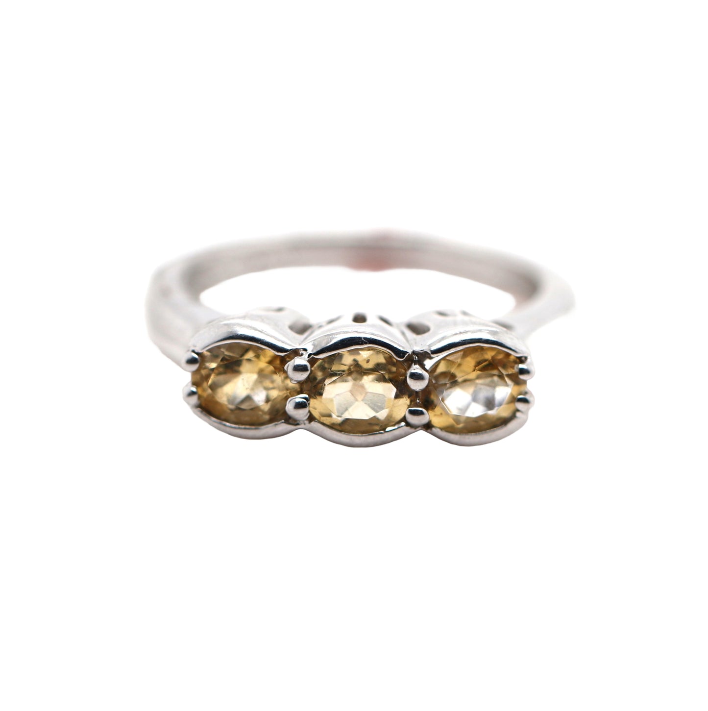 925 Silver Citrine Ring