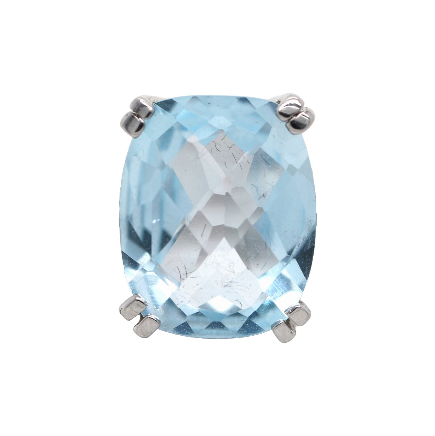 925 Sterling Silver / Blue Sapphire / Sky Blue Topaz Ring