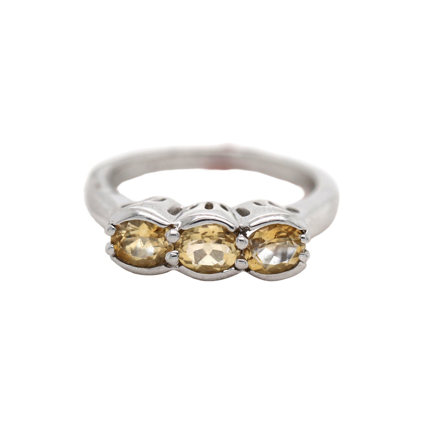 925 Silver Citrine Ring