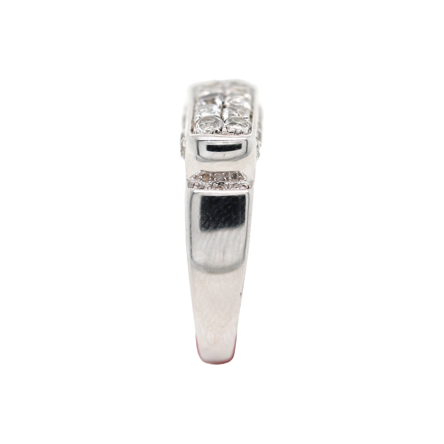 925 SS White Topaz Ring
