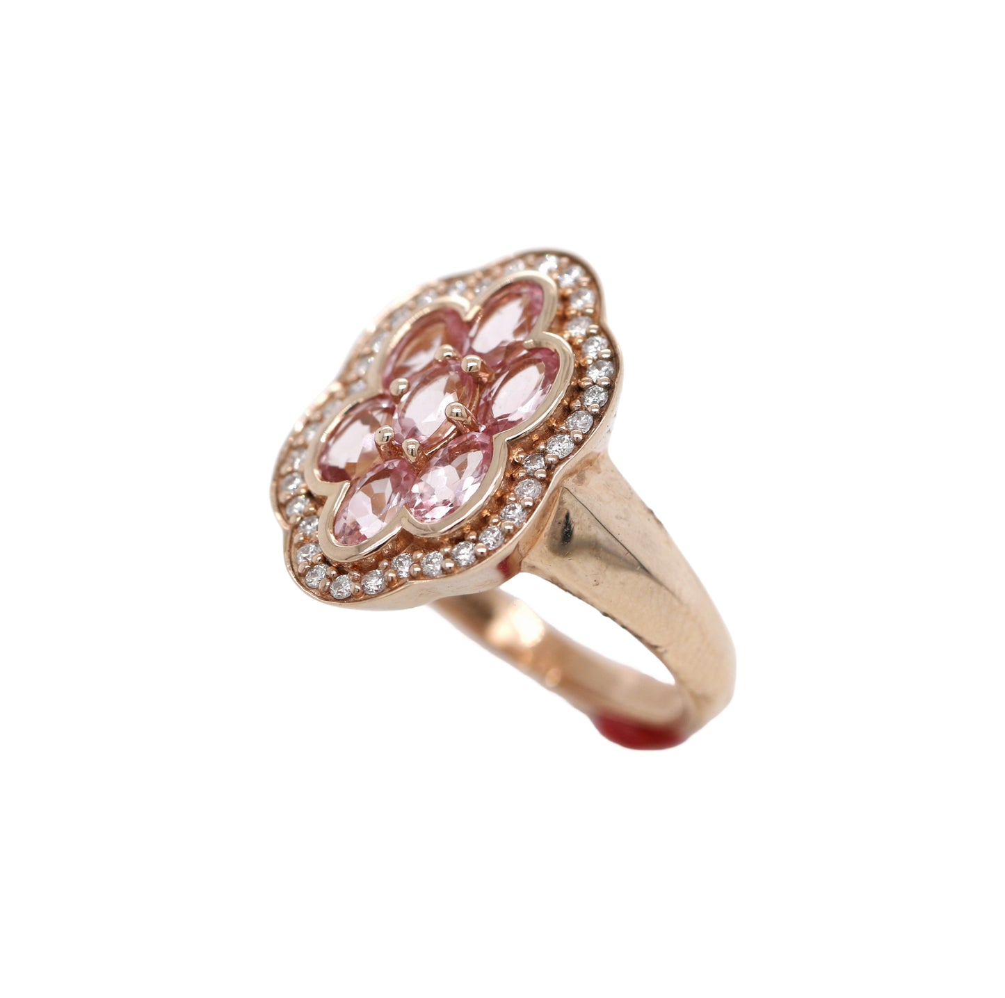 Morganite / Diamond Ring